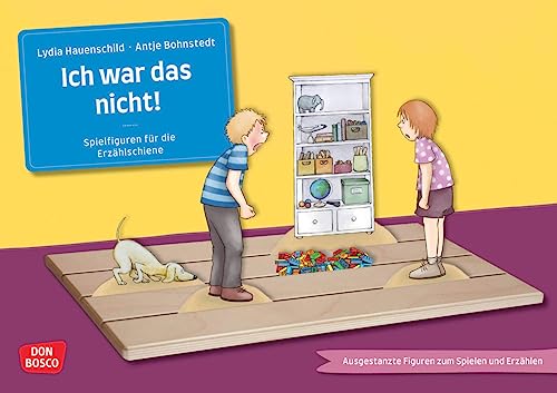 Ich war das nicht! Erzählschienen-Figurenset: Ausgestanzte Spielfiguren und Skript. Sprachförderung in Kindergarten und Grundschule. Für Krippe, ... die Erzählschiene: Bilderbuch-Geschichten) von Don Bosco