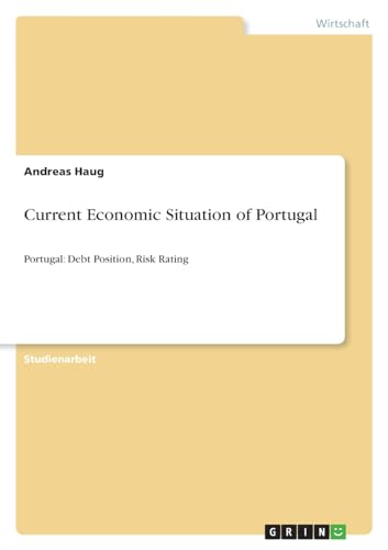 Current Economic Situation of Portugal: Portugal: Debt Position, Risk Rating von GRIN Verlag