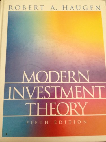 Modern Investment Theory: United States Edition (Prentice Hall Finance Series)