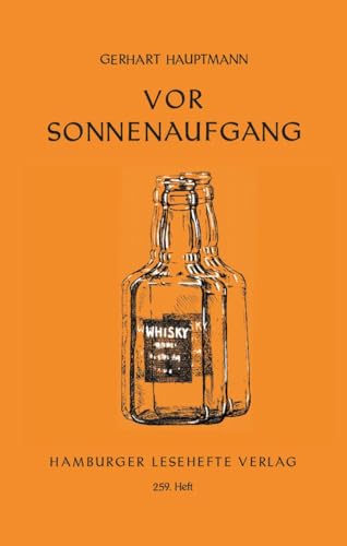 Vor Sonnenaufgang: Soziales Drama (Hamburger Lesehefte) von Hamburger Lesehefte