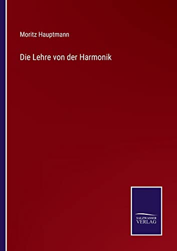 Die Lehre von der Harmonik