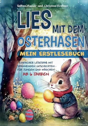 Lies mit dem Osterhasen – Mein Erstlesebuch: Einfacher Lesespaß mit spannenden Geschichten für Jungen und Mädchen ab 6 Jahren von Independently published