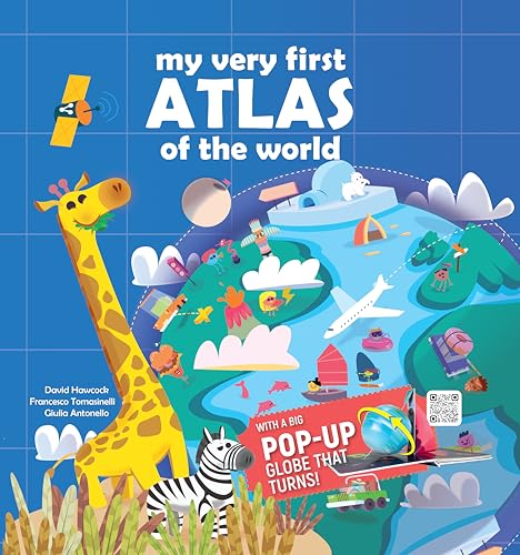 My Very First Atlas of the World: With a Big Pop-Up Globe That Turns! von Curious Fox Books