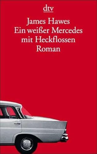 Ein weißer Mercedes mit Heckflossen