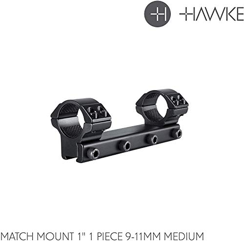 MATCH RING MOUNTS 22104 9-11mm, 1 Inch Diameter, Medium (1 Piece)