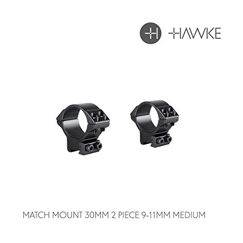 MATCH RING MOUNTS 22107 9-11mm, 30mm Diameter, Medium MATCH RING MOUNTS 22107 9-11mm, 30mm Diameter, Medium