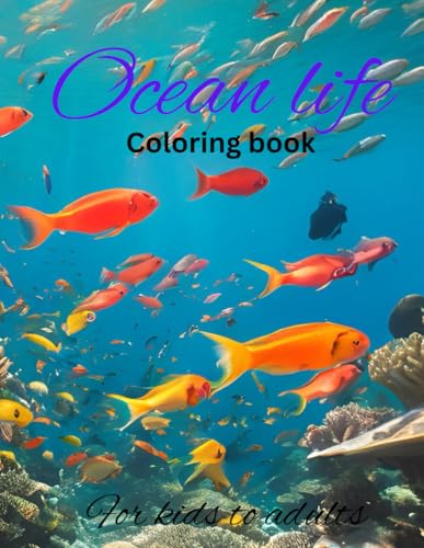Ocean life: Coloring book von Independently published
