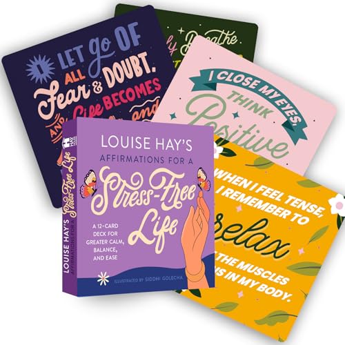 Louise Hay's Affirmations for a Stress-free Life: A 12-card Deck for Greater Calm, Balance, and Ease Louise Hay's Affirmations for a Stress-free Life: A 12-card Deck for Greater Calm, Balance, and Ease von Hay House UK Ltd