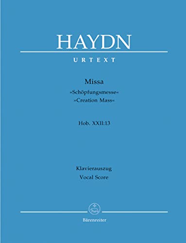 Schöpfungsmesse Hob. XXII:13 (1801) Klavierauszug (la)
