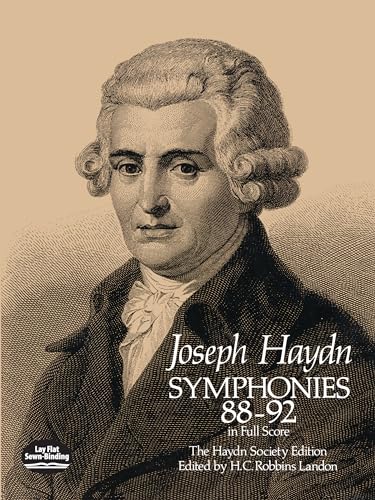 Joseph Haydn: Symphonies 88-92 in Full Score/the Haydn Society Edition (Dover Orchestral Music Scores)