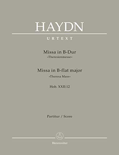 Missa B-Dur Hob. XXII:12 ""Theresienmesse"". Partitur, Urtextausgabe