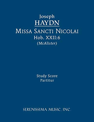 Missa Sancti Nicolai, Hob.XXII:6: Study score Missa Sancti Nicolai, Hob.XXII:6: Study score