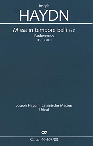 Missa in tempore belli (Klavierauszug): Pauken-Messe Hob. XXII:9, 1796