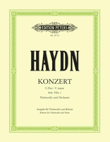 Violoncellokonzert C-Dur Hob. VIIb:1, Klavierauszug: Violoncello und Klavier. (Burmeister/Bosbach) (Edition Peters)
