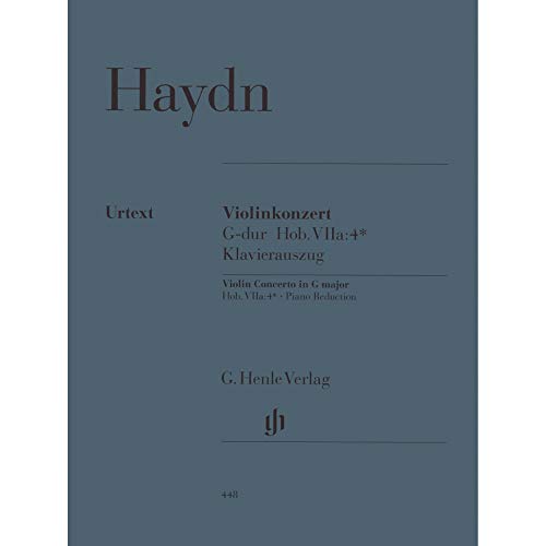 Konzert G-Dur Hob 7a/4 - Vl Orch. Violine, Klavier: Besetzung: Violine und Klavier (G. Henle Urtext-Ausgabe) von HENLE