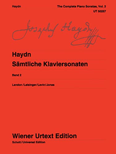 Sonates (intégrale) Volume 2 --- Piano von Schott