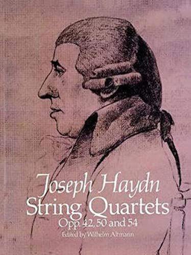 Haydn Joseph String Quartets Op 42 50 54 Study Score (Dover Chamber Music Scores)