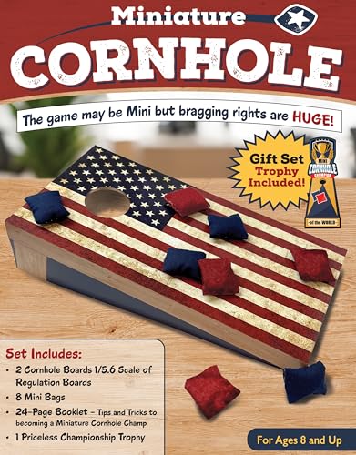 Miniature Cornhole Set: Stars and Stripes Forever Gift Set von Fox Chapel Publishing