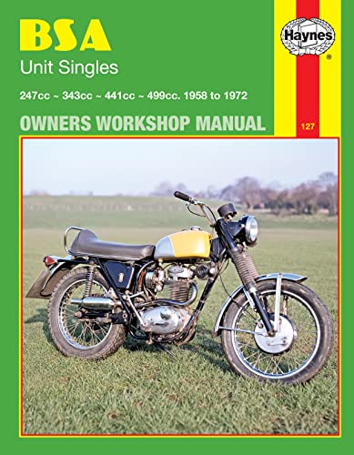 BSA Unit Singles Owners Workshop Manual, No. 127: '58-'72 (Haynes Manuals)