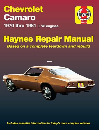 Chevrolet Camaro V8: 1970 thru 1981 (Haynes Manuals)