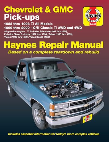 Chevrolet and GMC Pick-Ups (1988-2000) (Haynes Manuals) von Haynes Manuals