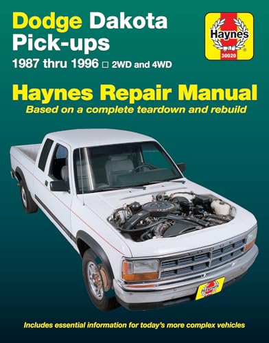 Dodge Dakota Pick-ups 1987 thru 1996: Models Covered : Dodge Dakota Models 1987 Through 1996 (Haynes Manuals)