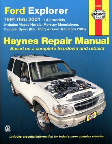 Ford Explorer 1991 thru 2001 (Haynes Repair Manual (Paperback))