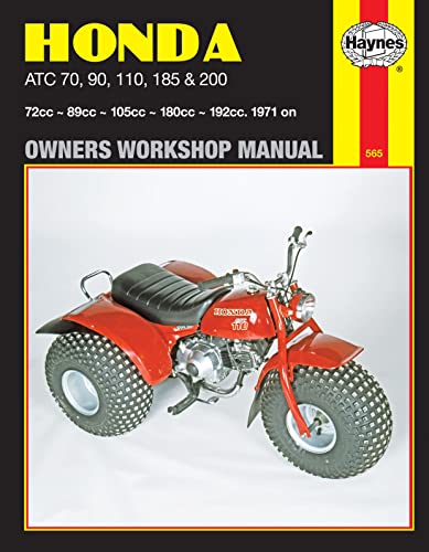 Honda ATC 70, 90, 110, 185 and 200 Owners Workshop Manual, No. M565: '71-'82 (Haynes Manuals) von Haynes Manuals N. America, Inc.