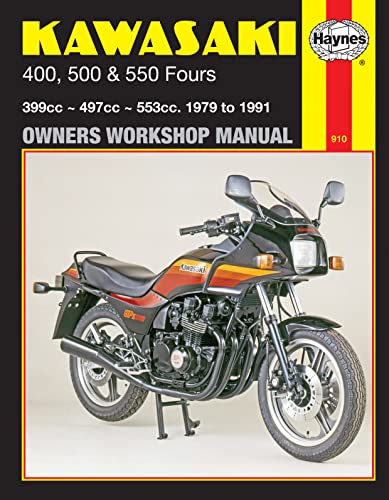 Kawasaki 400, 500, and 550 Fours Owners' Workshop Manual, No. M910: 1979-1991 (Haynes Manuals)