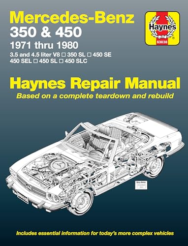 Mercedes-Benz 350 and 450 V8, 1971-1980 (Haynes Manuals)