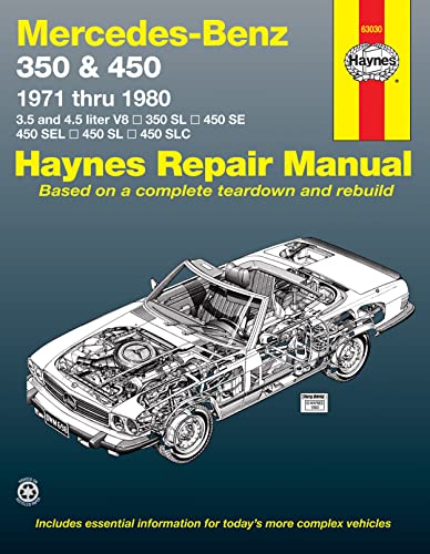 Mercedes-Benz 350 and 450 V8, 1971-1980 (Haynes Manuals)