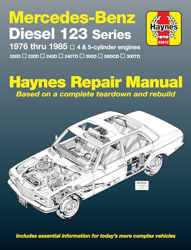 Mercedes-Benz Diesel 123 Series: 1976 thru 1985: 4 & 5 cyl (Haynes Manuals)