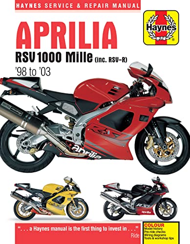 Aprilia RSV 1000 Mille (98 -03): 98-03 (Haynes Service & Repair Manual) von Haynes