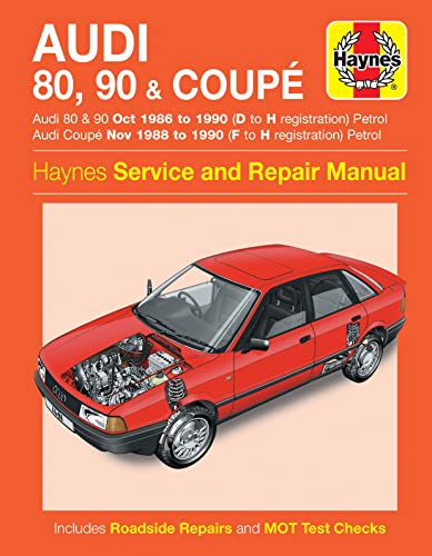 Audi 80, 90 & Coupe Petrol (Oct 86 - 90) Haynes Repair Manual