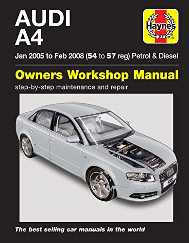 Audi A4 Petrol & Diesel (Jan 05 to Feb 08) Haynes Repair Manual