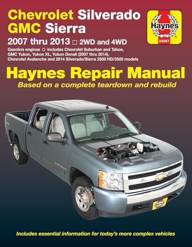 Chevrolet Silverado & GMC Sierra 1500 & Avalanche: Gasoline Engines Includes Chevrolet Suburban and Tahoe, Gmc Yukon, Yukon Xl, Yukon Denali, 2007 ... Model (Hayne's Automotive Repair Manual) von Haynes Manuals N. America, Inc.