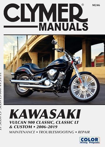 Clymer Kawasaki Vulcan 900 Classic, Classic LT & Custom (06-19): Maintenance - Troubleshooting - Repair (Clymer Manuals) von Haynes Manuals