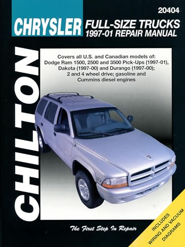 Dodge Pick-Ups 97-01 (Chilton) (Chilton's Repair Manuals)