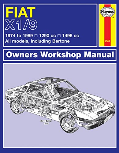Fiat X1/9 (74 - 89) Haynes Repair Manual von Haynes