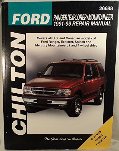 Ford Ranger/Explorer/Mountaineer (91 - 99) (Chilton) (Chilton's Total Car Care Repair Manual) von Cengage Learning