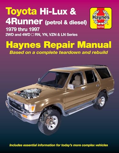 HM Toyota Hi Lux 2&4wd 4 Runne D&P 79-97 HM Toyota Hi Lux 2&4wd 4 Runne D&P 79-97 von Haynes Manuals Inc
