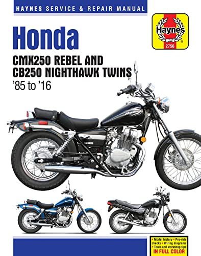 Honda CMX250 Rebel & CB250 Nighthawk Twins (85-16) (Haynes Service and Repair Manual)