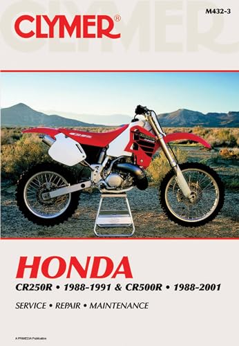 Honda CR250R (1988-1991) & CR500R (1988-2001) Motorcycle Service Repair Manual (CLYMER MOTORCYCLE REPAIR)