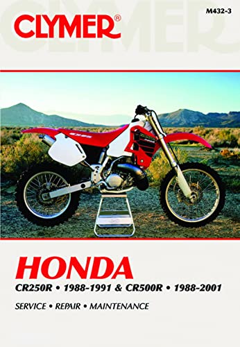 Honda CR250R (1988-1991) & CR500R (1988-2001) Motorcycle Service Repair Manual (CLYMER MOTORCYCLE REPAIR)
