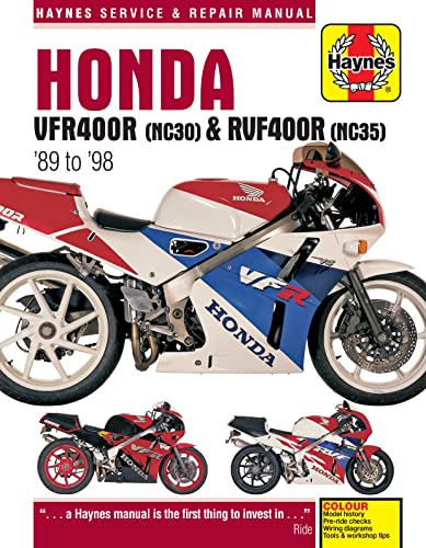 Honda VFR400 (NC30) & RVF400 (NC35) V-Fours (89 - 98) Haynes Repair Manual von Haynes