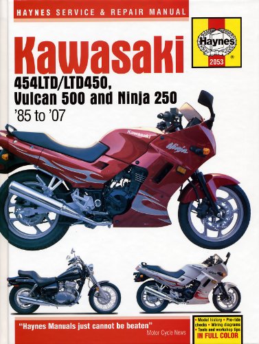 Kawasaki 454 Ltd, Vulcan 500 & Ninja 250 (85 -07) (Haynes Service & Repair Manual) von Haynes