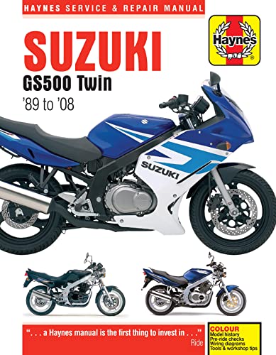 Suzuki GS500 Twin (89 - 08) Haynes Repair Manual (Haynes Service and Repair Manual)