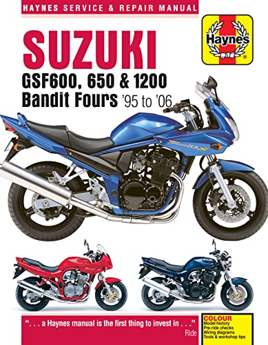 Suzuki GSF600, 650 & 1200 Bandit Fours (95-06) (Haynes Service and Repair Manual)