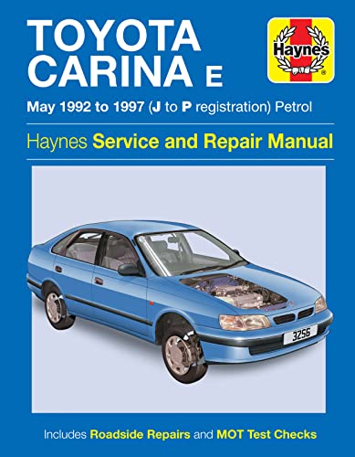 Toyota Carina E Petrol (May 92 - 97) Haynes Repair Manual