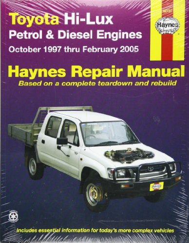 Toyota Hi Lux 4x4 & 4x2 (97-05) Haynes Repair Manual (AUS): 97-05